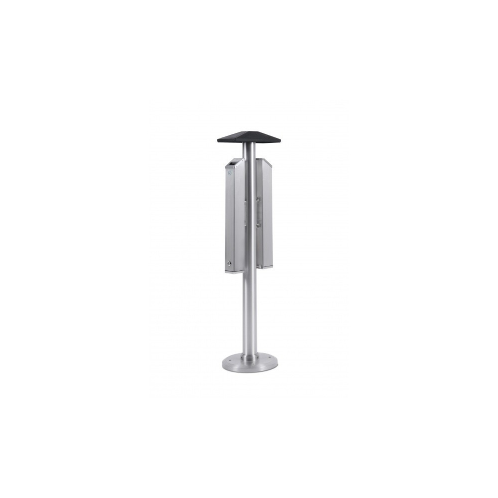 Pole with ashtray| Pulido aluminum