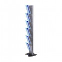 Torre de suporte de folhetos| 6 ou 12 dispensadores A4