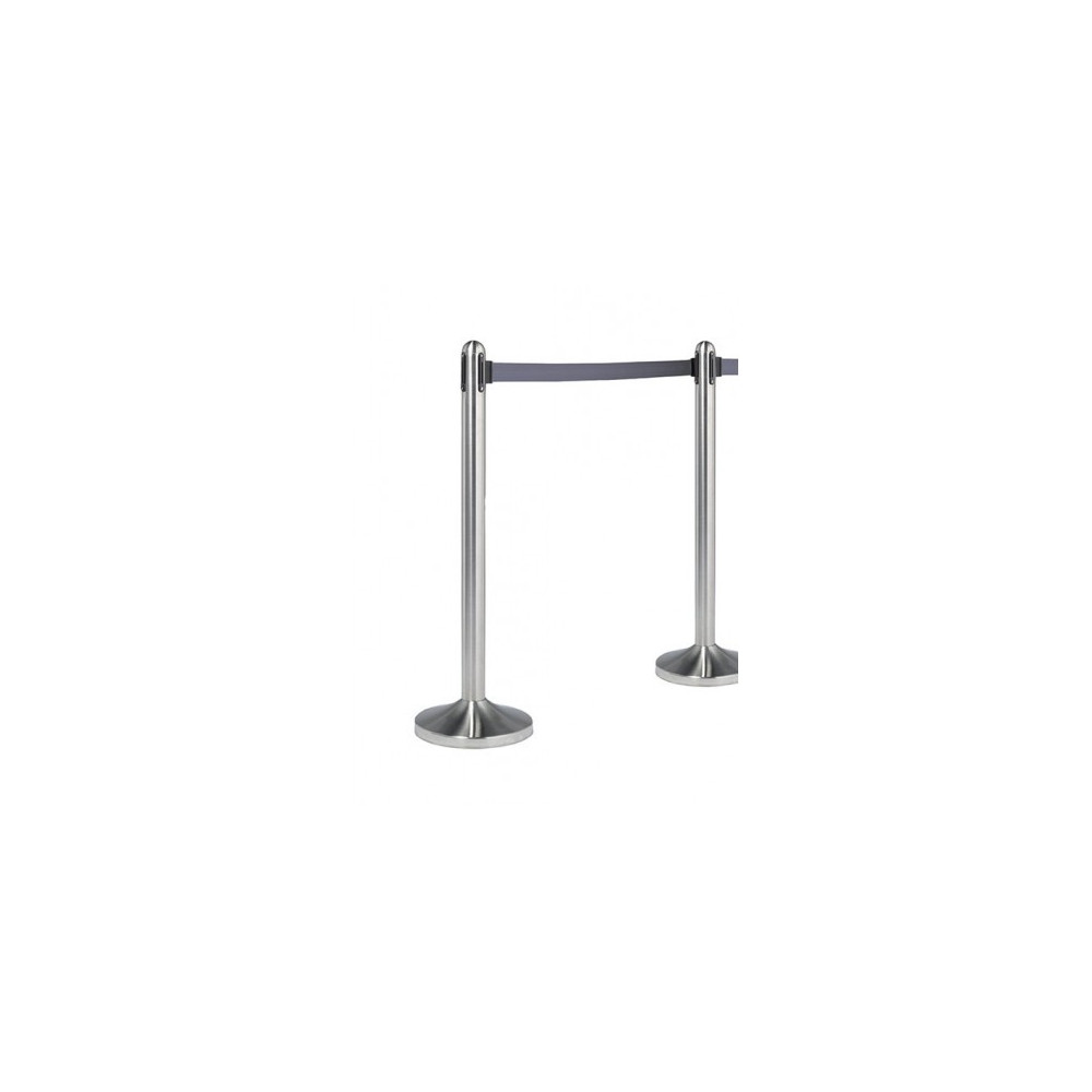 Poste Separador Inox com Fita Extensível | SignalShop