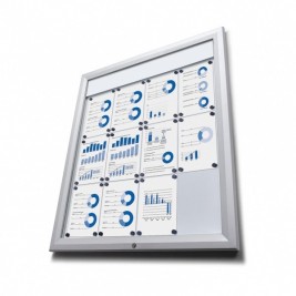 T-Informationsvitrine mit Beleuchtung