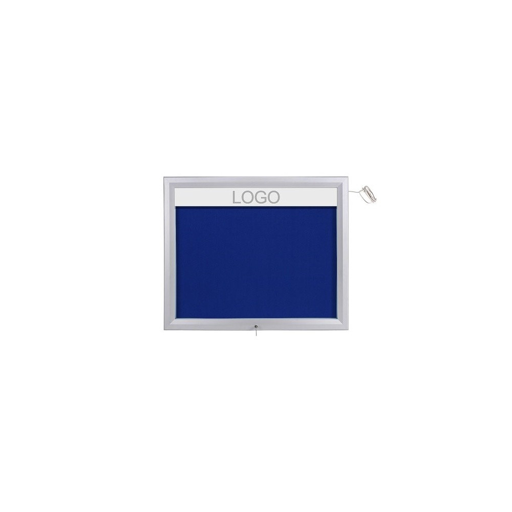 T-information display case with lighting