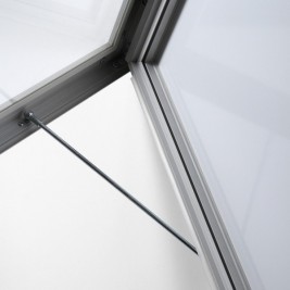 T-Informationsvitrine mit Beleuchtung
