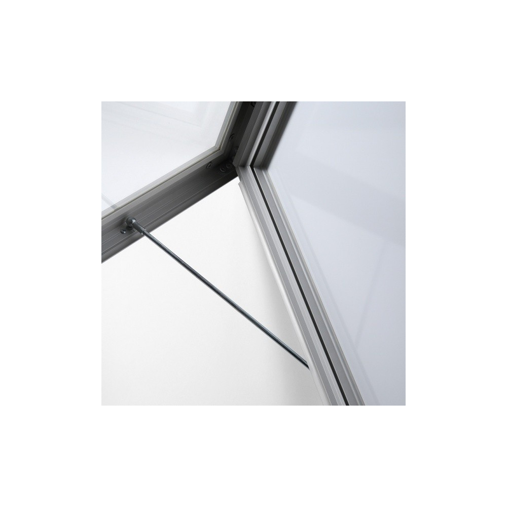 Vitrine T-information avec éclairage