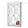 Porte de menu extérieure avec LED