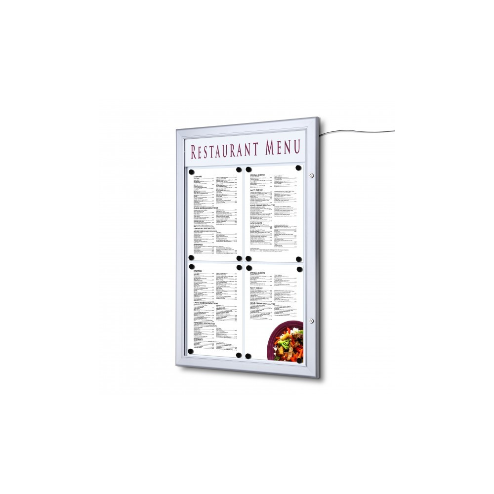Outdoor Menu Door with LED