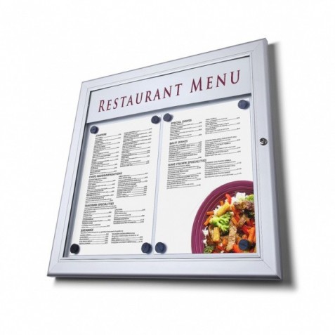 Porte-menu extérieur | pas de LED en ligne sur le dessus Porte-menu extérieur | pas de LED en ligne sur le dessus