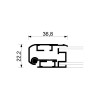 Outdoor menu holder |  no in-line LED on top