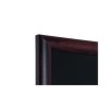 JD NATURA Dark brown easel slate | High quality varnished wood