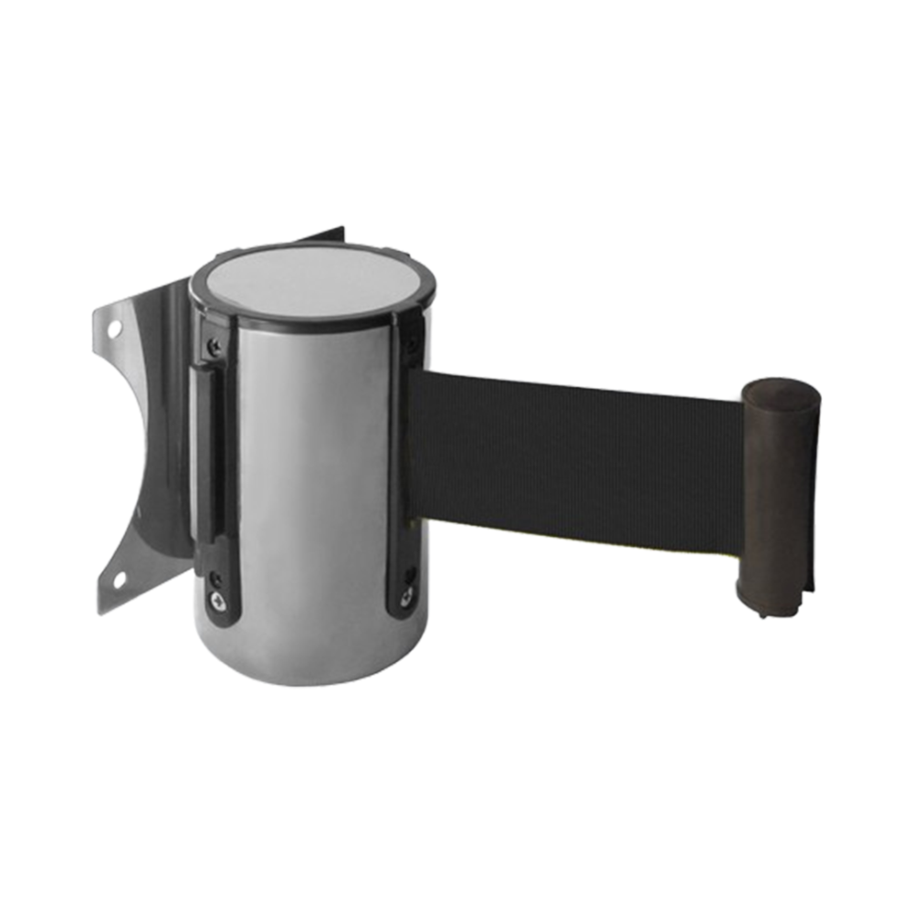 Tira de extensión de pared cromada - Negra