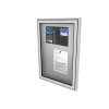 Vitrine en aimant et aluminium