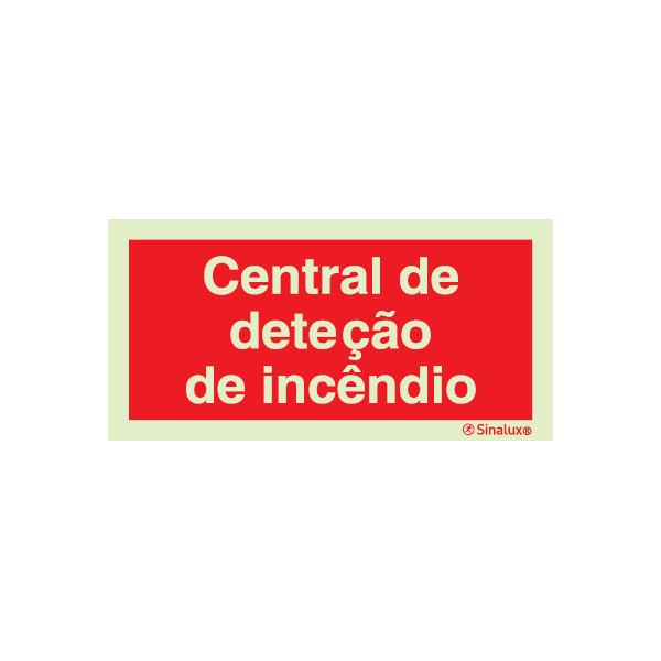 Central de deteção de incêndio 200x100mm