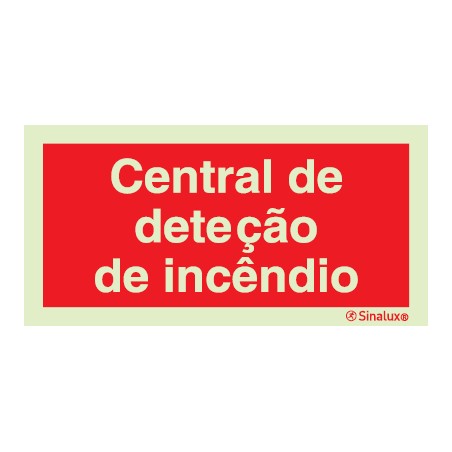 Central de deteção de incêndio 200x100mm