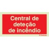 Central de deteção de incêndio 200x100mm