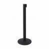 Poteau séparateur noir - Ruban extensible