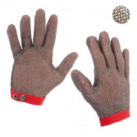 Gant en maille d’acier inoxydable
