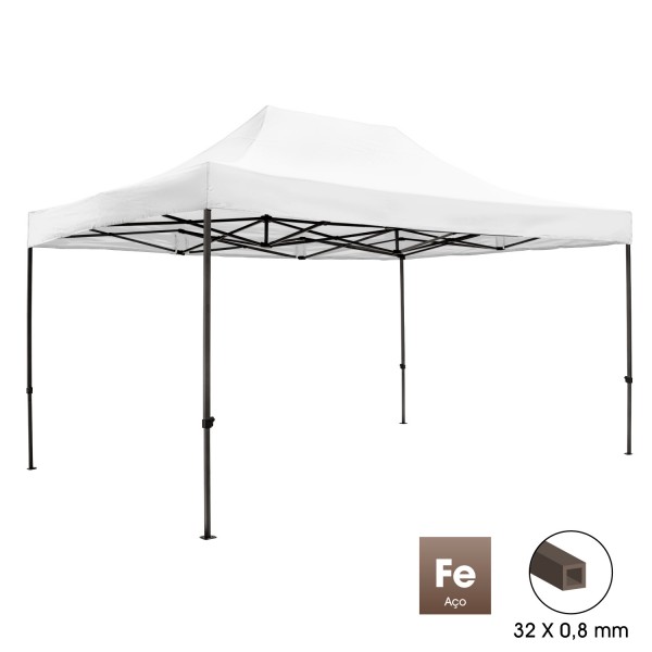 Tenda Pop-Up Aço Standard 3×4,5