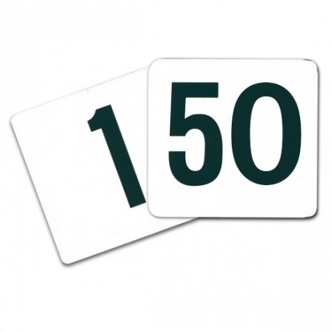 Placas Numéricas para Mesas 1 - 50