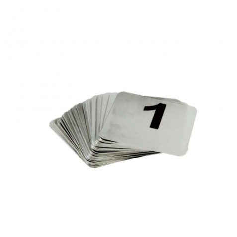 Number Plates for Tables 1 - 25