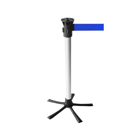 Poteau séparateur avec base rabattable