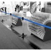 Poste separador con base plegable