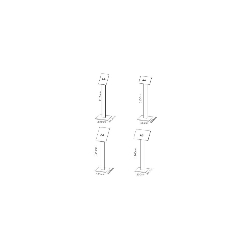 Soporte para Huellas - Porta Menús