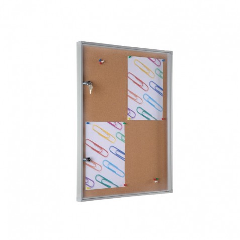 Basic Line Vitrine aus Kork