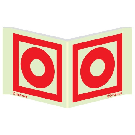 copy of Sinal de comando manual de extinção da hotte 150x200 mm