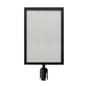 Porte-affiche A4 noir