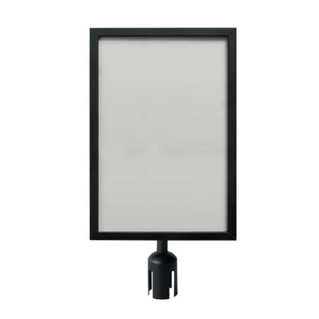 Porte-affiche A4 noir