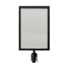 Porte-affiche A4 noir