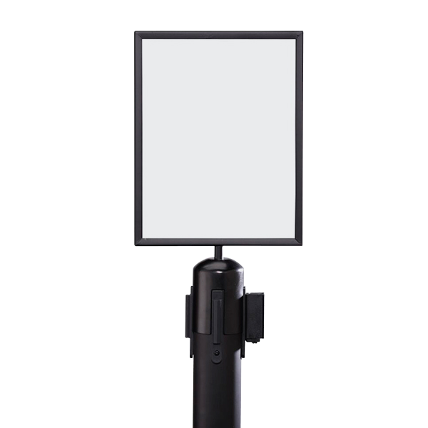 Porte-affiche A4 noir