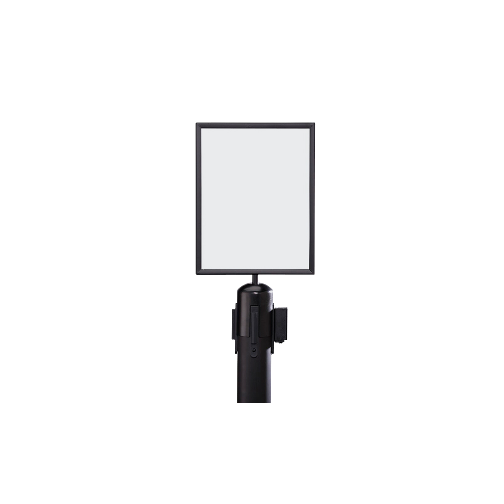 Porta carteles A4 negro