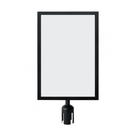 Porte-affiche A4 noir