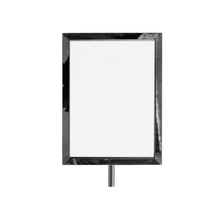 Vertical Support for Delimitation Barriers - Chrome