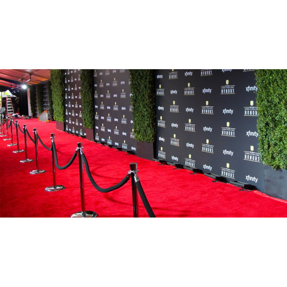 Corde en velours noir lisse - Chrome