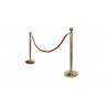 Red Interlaced Rope - Gold