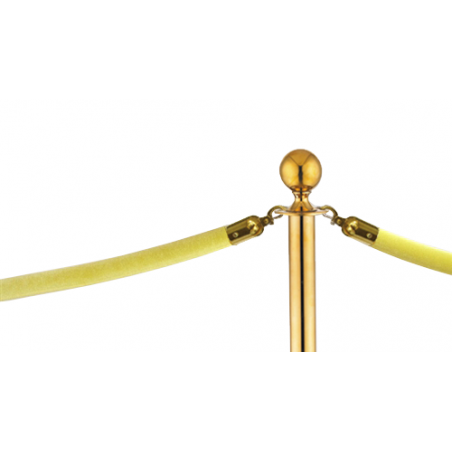 Yellow Smooth Delimitation Barrier Rope (Gold)