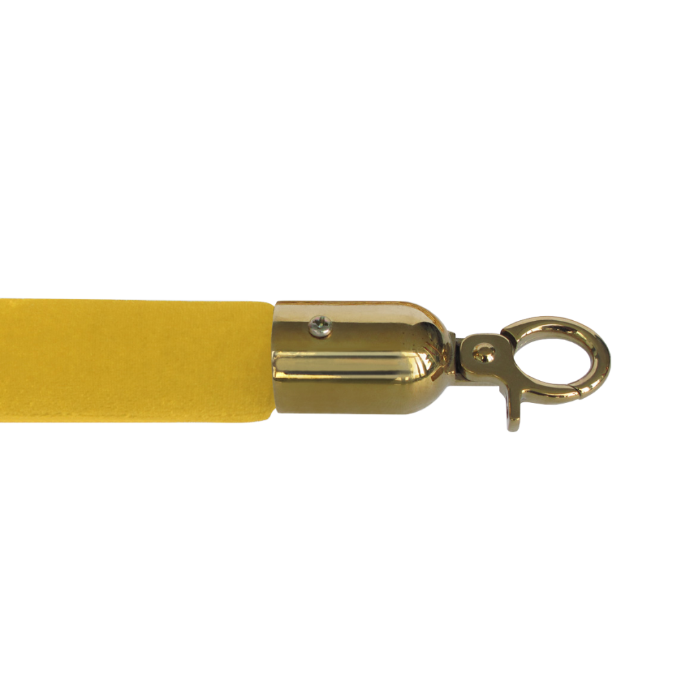 Yellow Smooth Delimitation Barrier Rope (Gold)