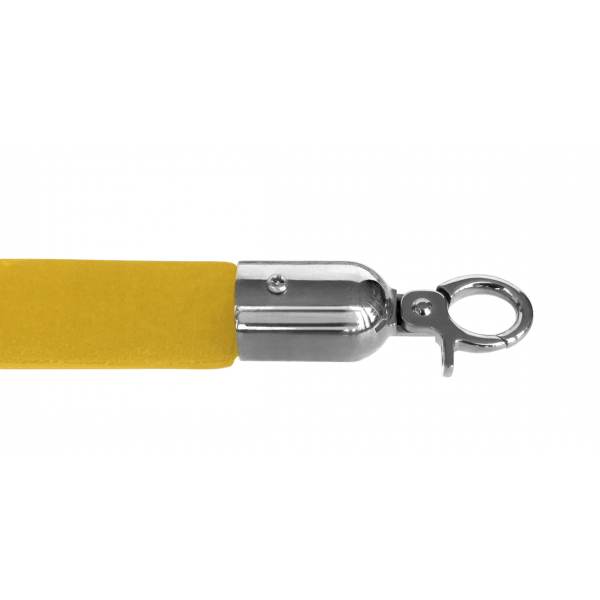 Smooth velvet rope bronze - chrome Smooth velvet rope bronze - chrome