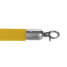 Corde de velours lisse bronze - chromé