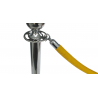Smooth velvet rope bronze - chrome