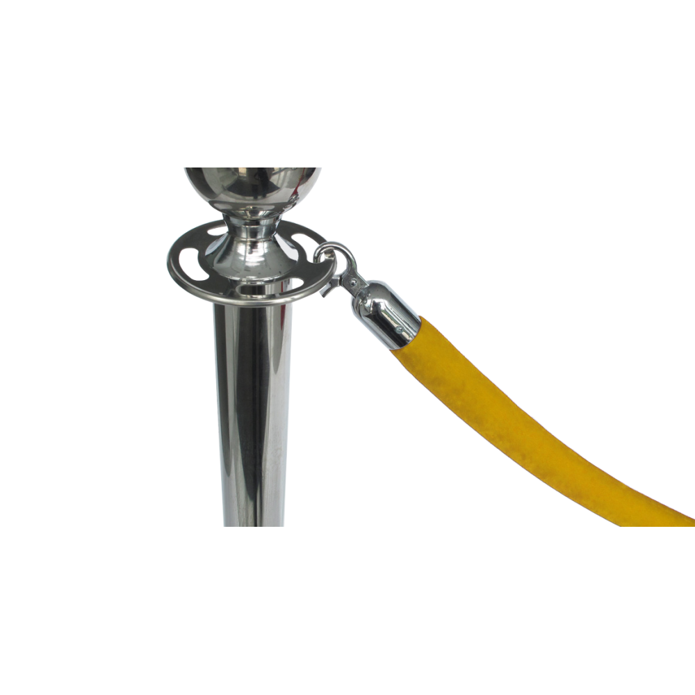 Smooth velvet rope bronze - chrome