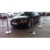 Red Interlaced Rope - Chrome