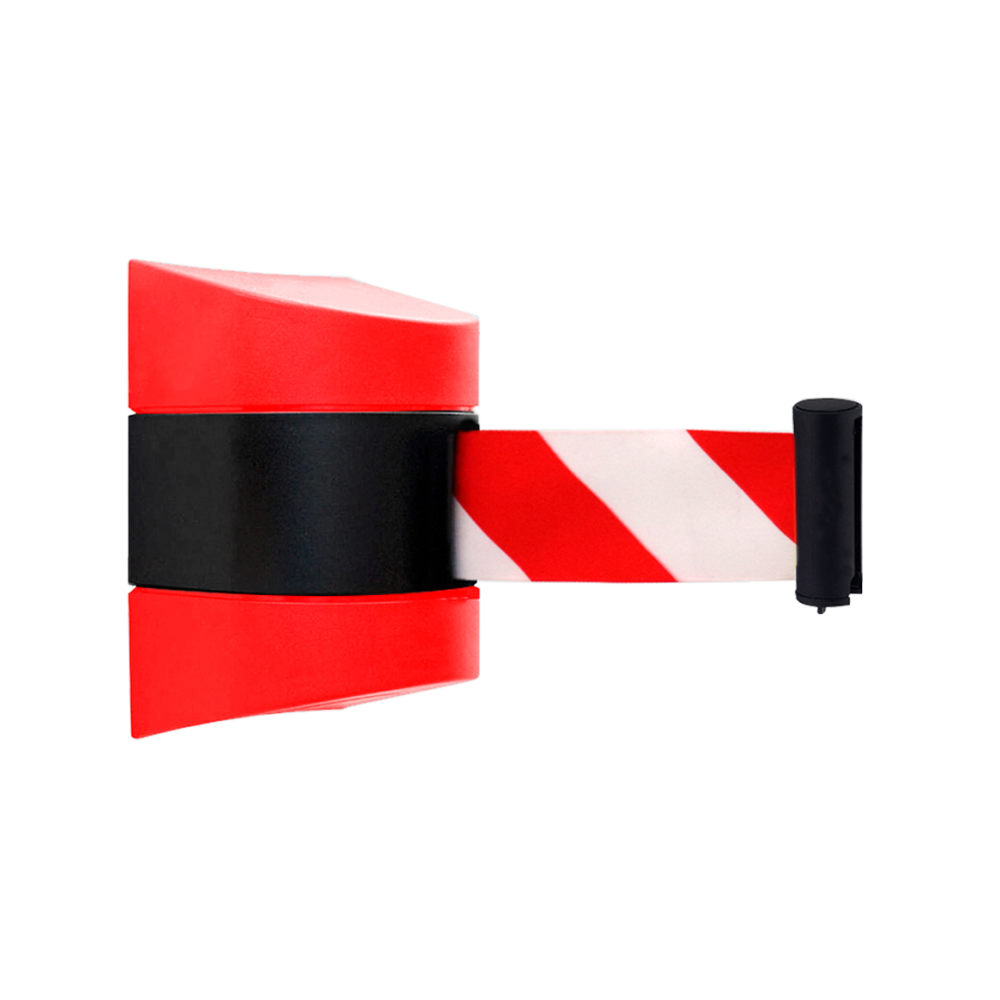 Enrolador de Parede Vermelho com Fita Vermelha/Branca 10m
