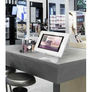 Tablet stand with metal casing