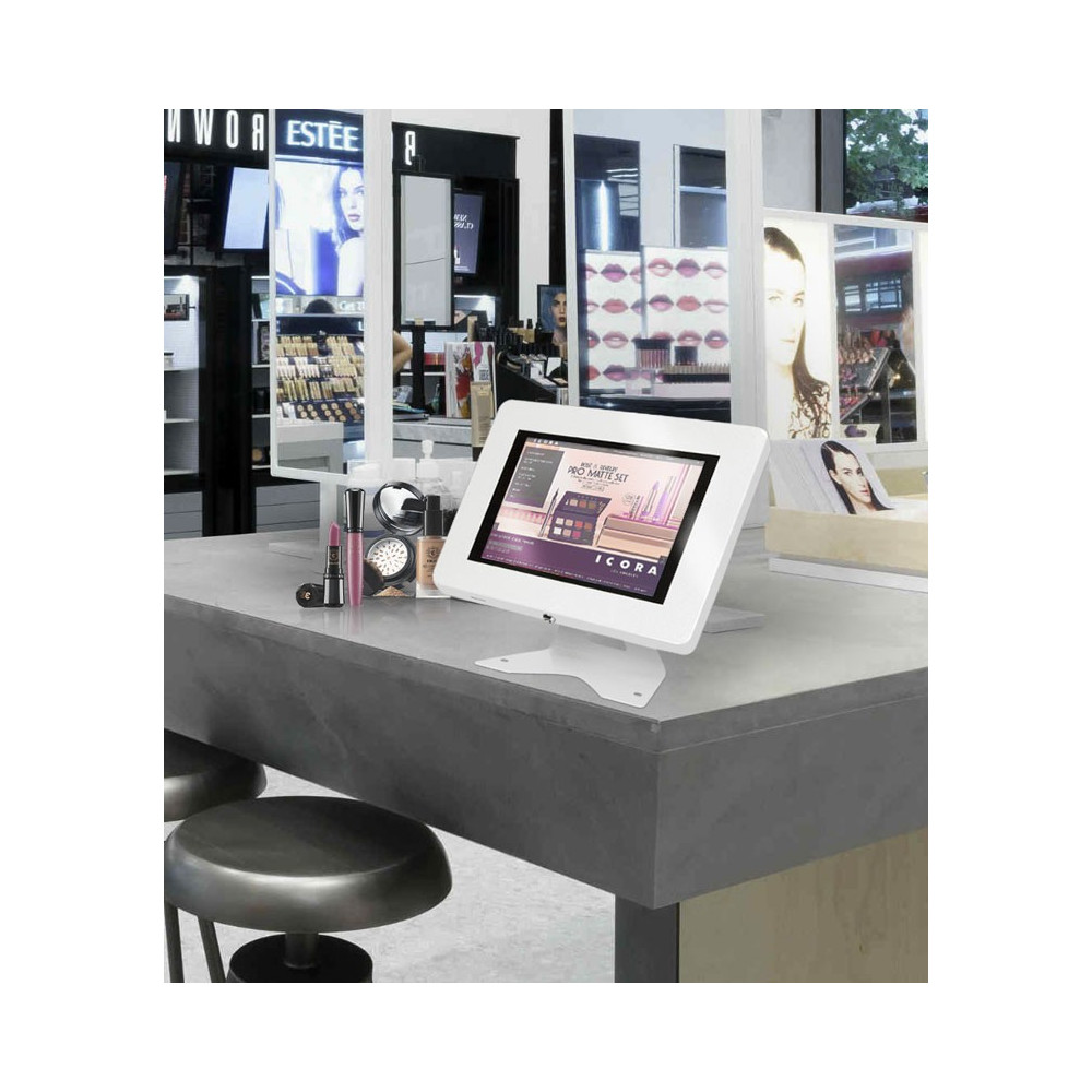 Porte-tablette avec boîtier métallique