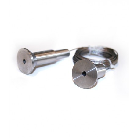 Cabo de Aço 1,5mm 4M P/ Teto e Chão - Aço Inox