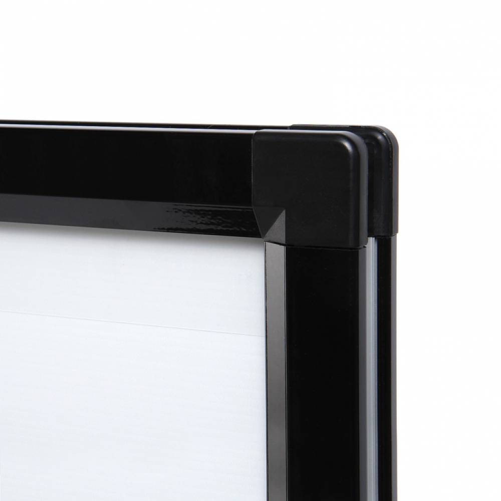 Panneau de chaussée Windtalker noir avec base en plastique