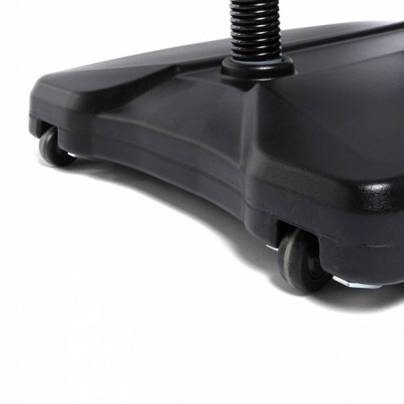 Panneau de chaussée Windtalker noir avec base en plastique