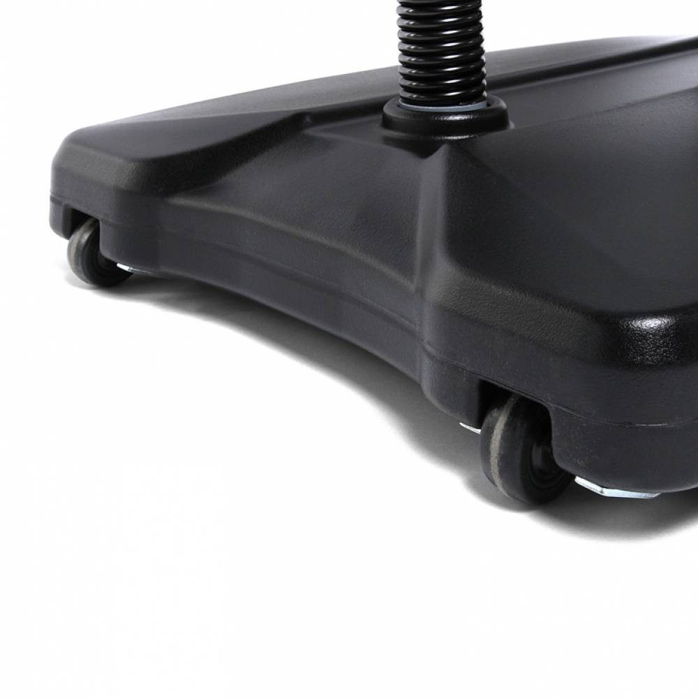 Letrero de pavimento Windtalker negro con base de plástico